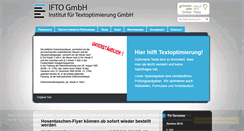 Desktop Screenshot of ifto.de